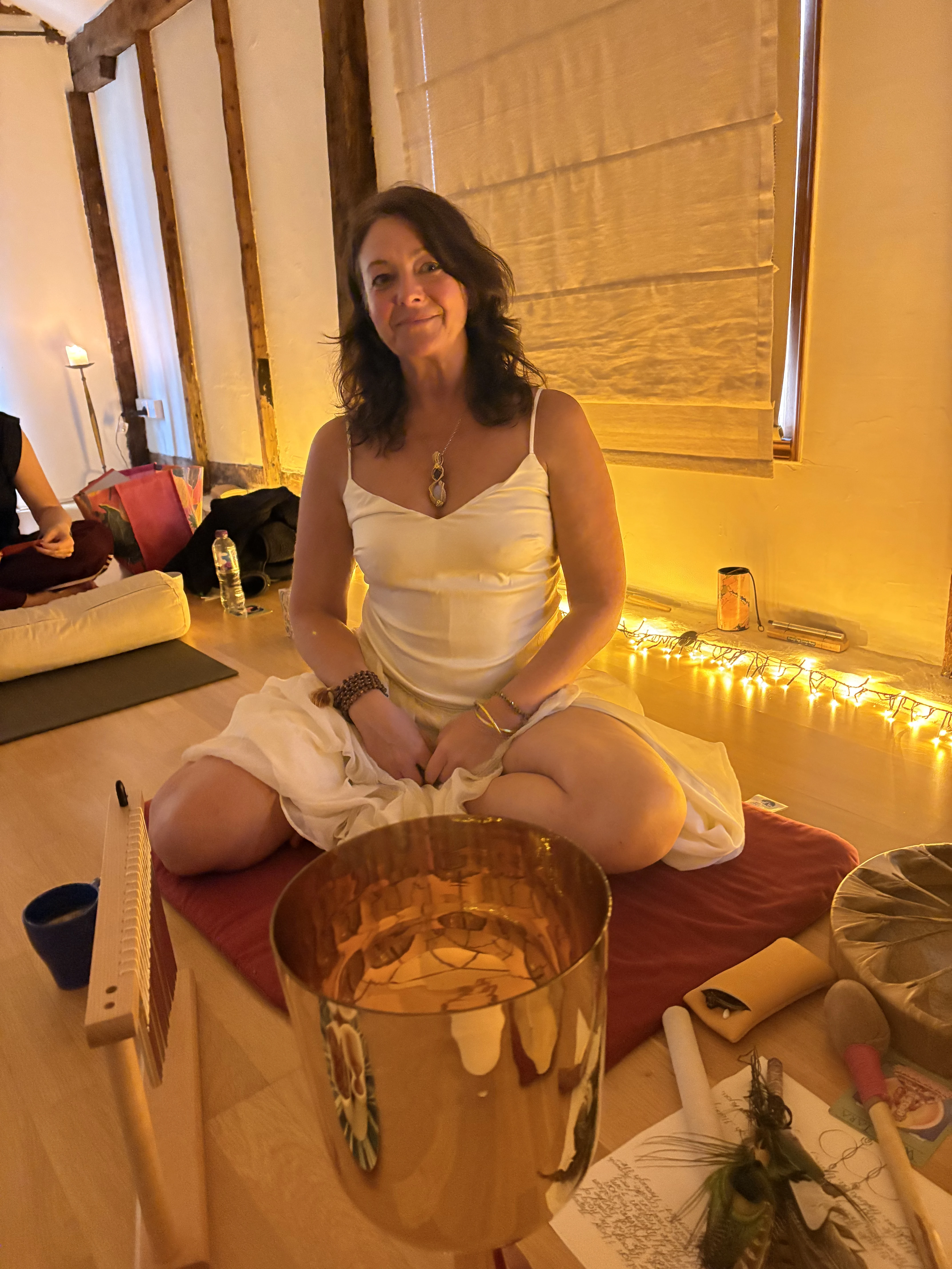 Louise holding feminine healing and workshop space